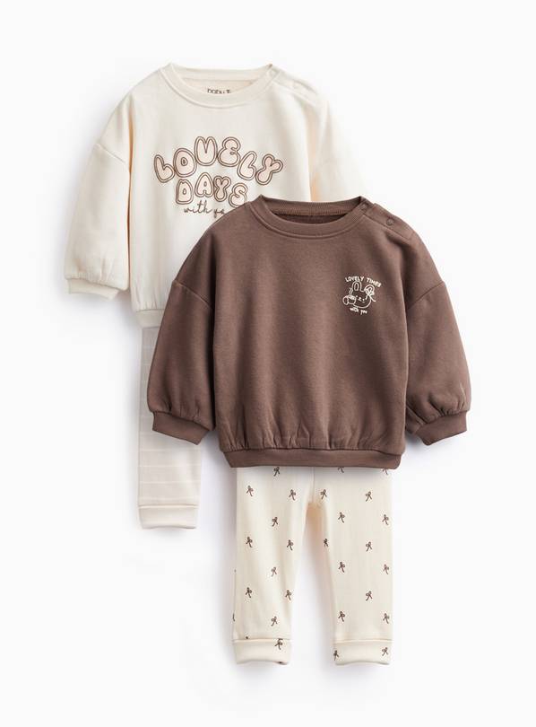 Lovely Days Sweat Set 4 Piece 9-12 months